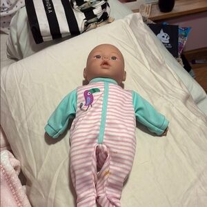 Fisher-Price Pink and Blue Footies One Piece